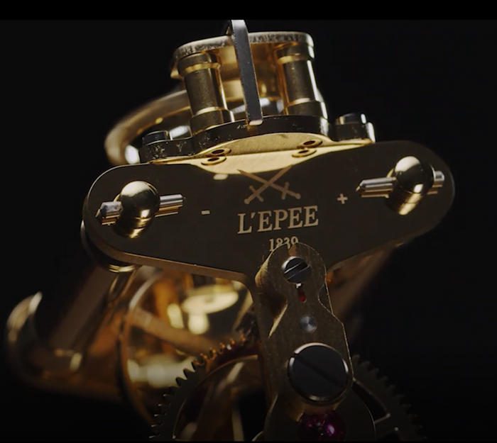 Эксклюзивные настольные часы "L’Epée La Tour" Black & Gold